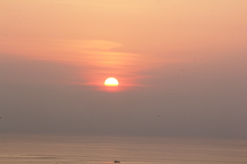 Sunset dari puncak Bukit Joko Tuo